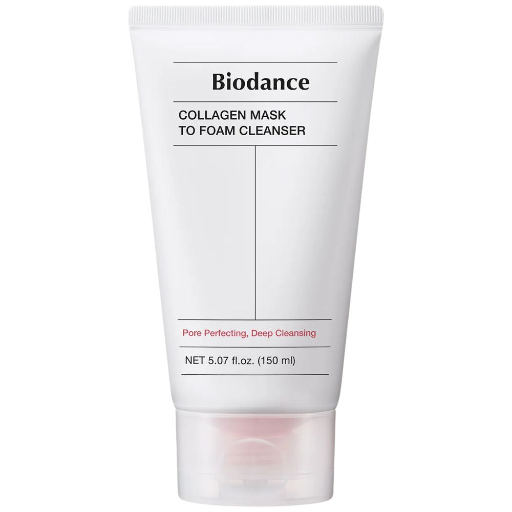 Biodance Collagen Mask to Foam Cleanser – mască și spumă de curățare 2-în-1