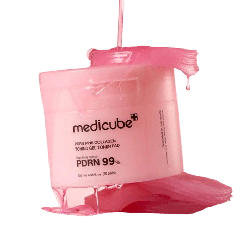 Medicube PDRN Pink Gel Toner Pads – dischete pentru fermitate și hidratare
