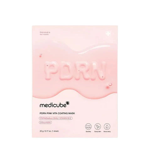 Medicube PDRN Pink Vita Coating Mask – mască șervețel cu PDRN și vitamine
