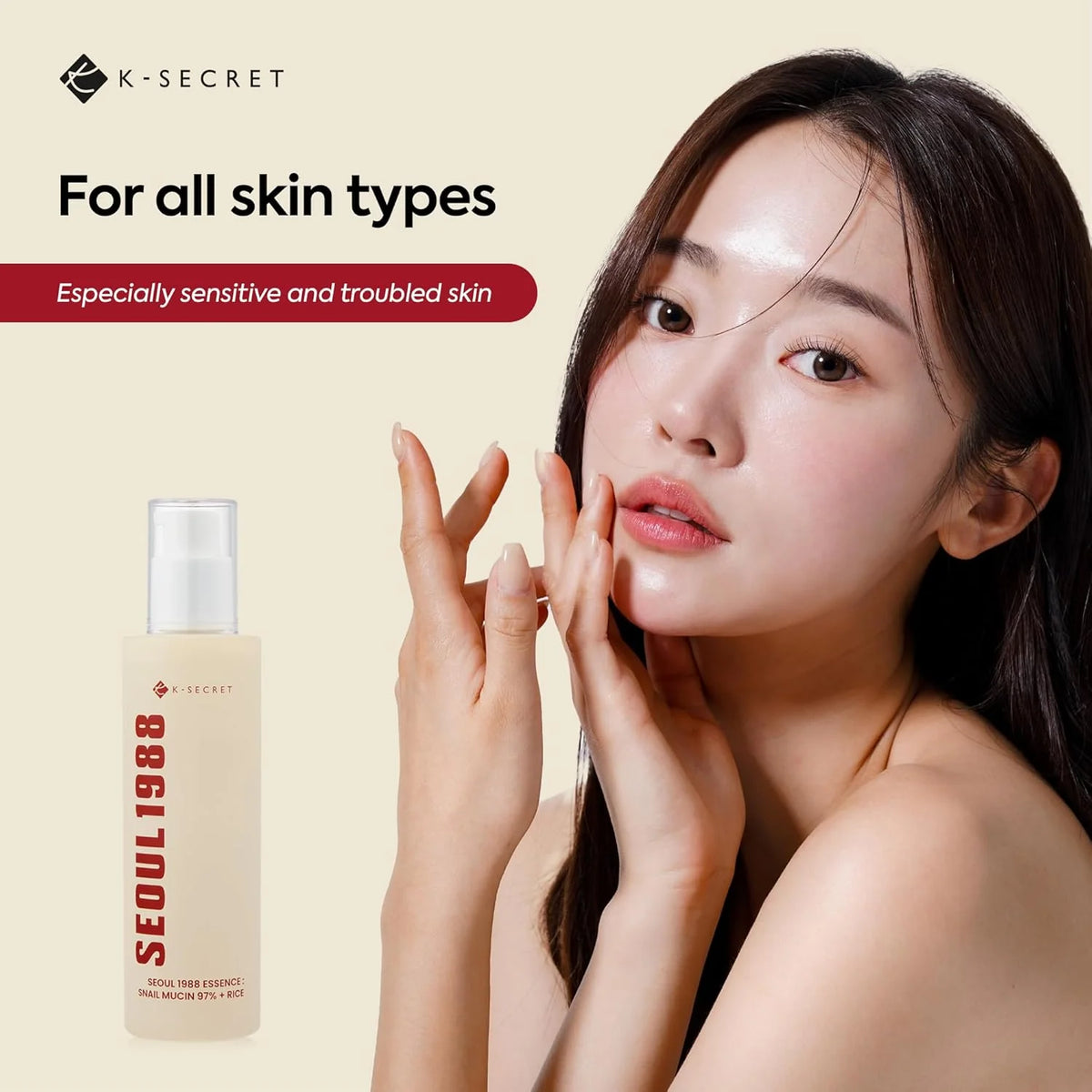 K-Secret Essence Snail Mucin 97% + Rice – imagine 3