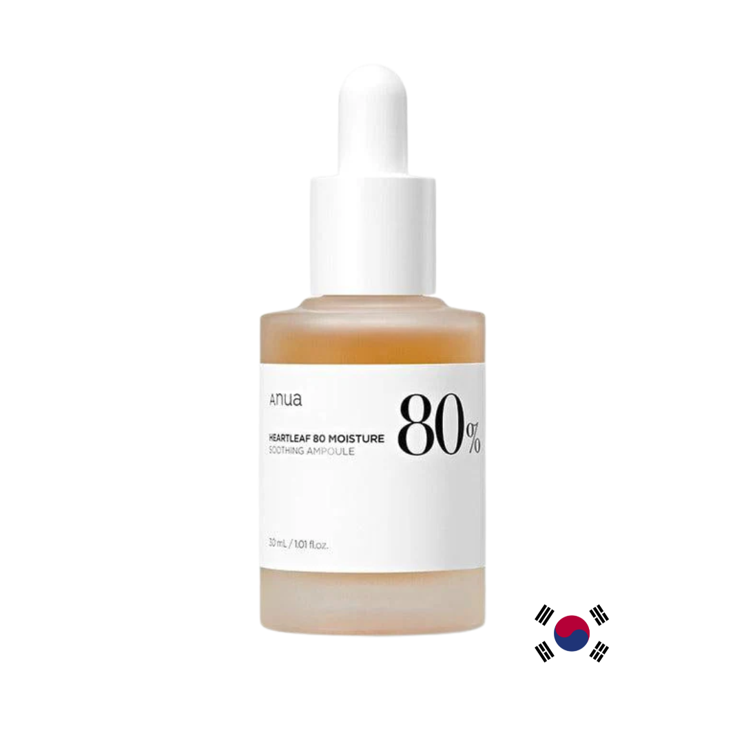 Anua - Heartleaf 80% Ampoule - Ser de față calmant cu 80% extract de Heartleaf - e-Ko Skin (Image 1)