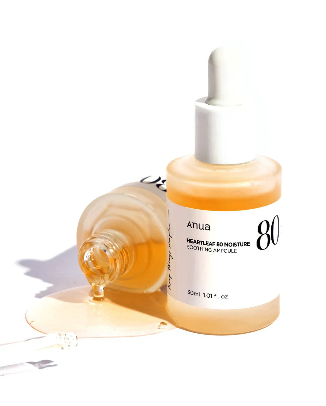 Anua - Heartleaf 80% Ampoule - Ser de față calmant cu 80% extract de Heartleaf - e-Ko Skin (Image 2)