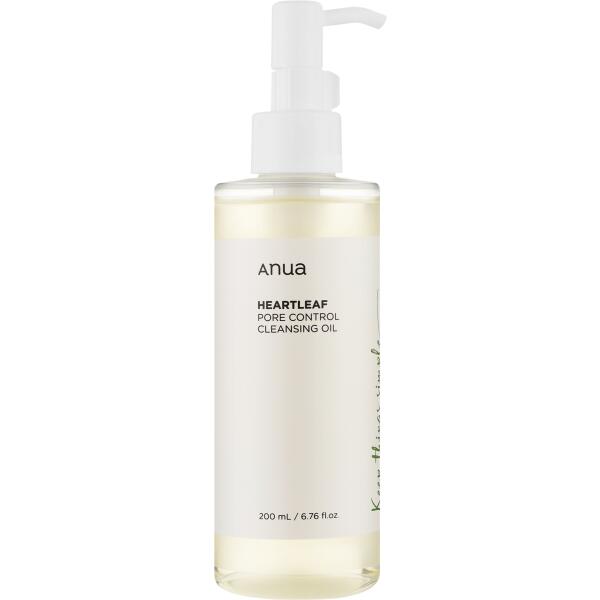 Anua Heartleaf Pore Control Cleansing Oil - ulei de curățare a feței, 200ml - e-Ko Skin ulei de curatare