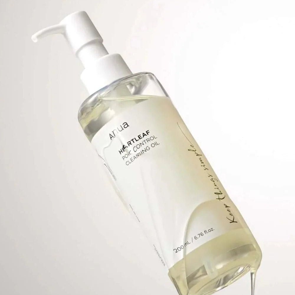 Anua Heartleaf Pore Control Cleansing Oil - ulei de curățare a feței, 200ml - e-Ko Skin ulei de curatare