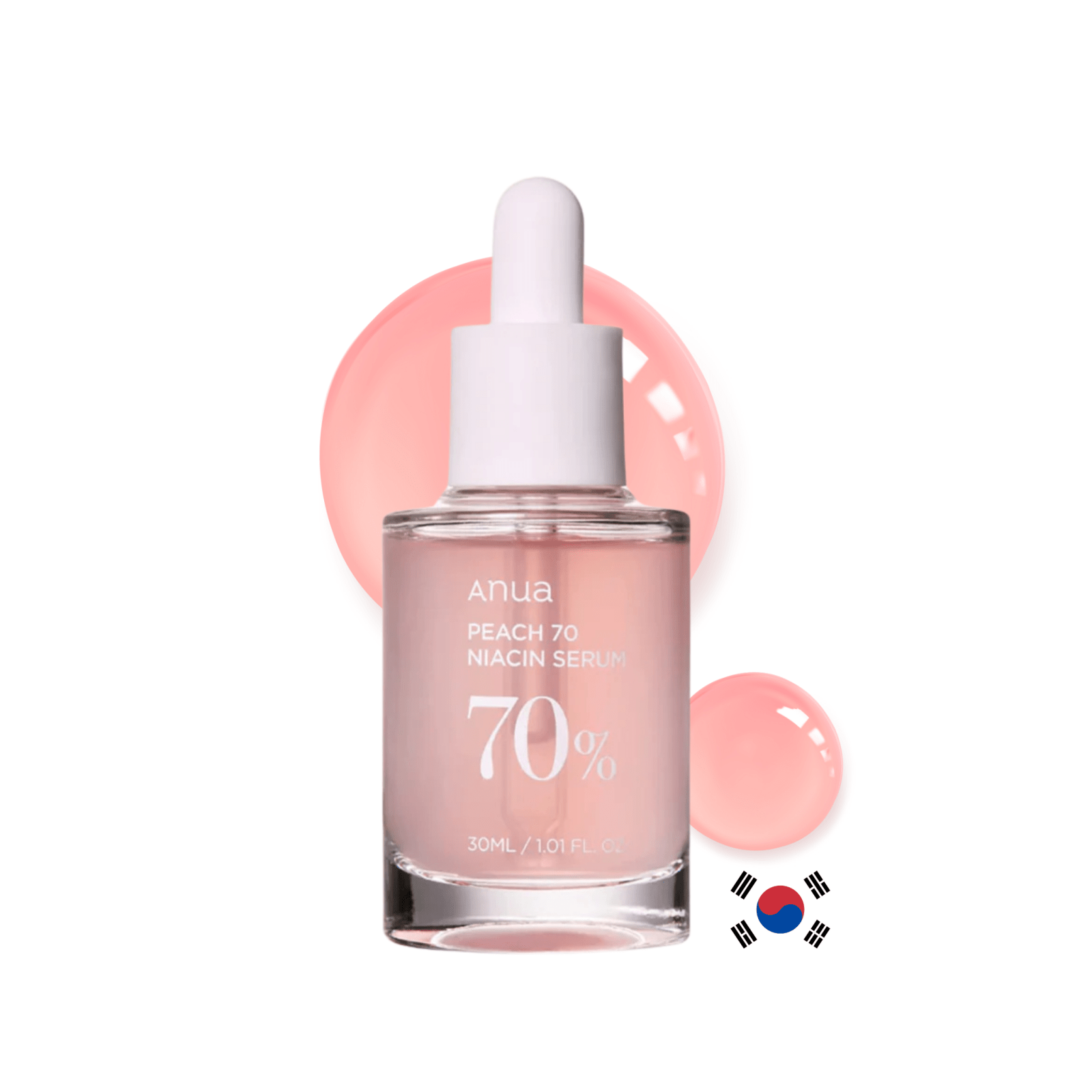 Anua Peach 70 Niacin - ser intensiv cu extract de piersică, 30ml - e-Ko Skin ser de fata