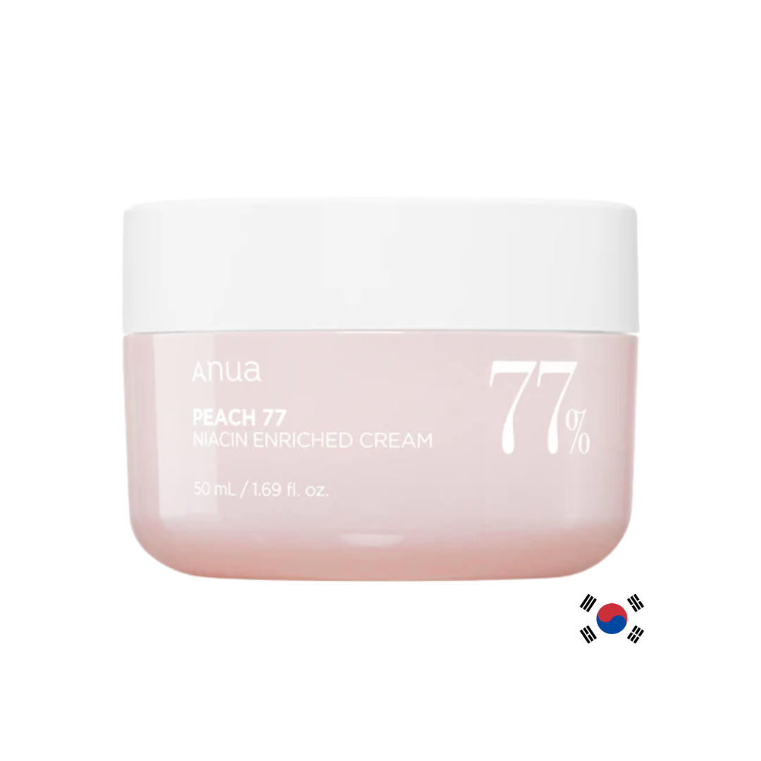 Anua – Peach 77 Niacin Enriched Cream -cremă cu extract de piersică, 30ml - e-Ko Skin Cremă hidratantă