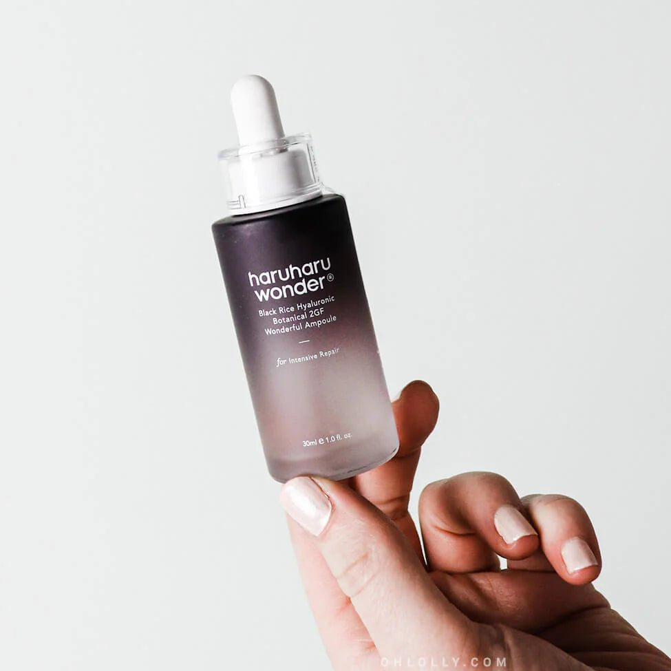 haruharu wonder - Black Rice Hyaluronic Botanical 2GF Wonderful Ampoule - ser anti-îmbătrânire, 30ml - e-Ko Skin ser de fata
