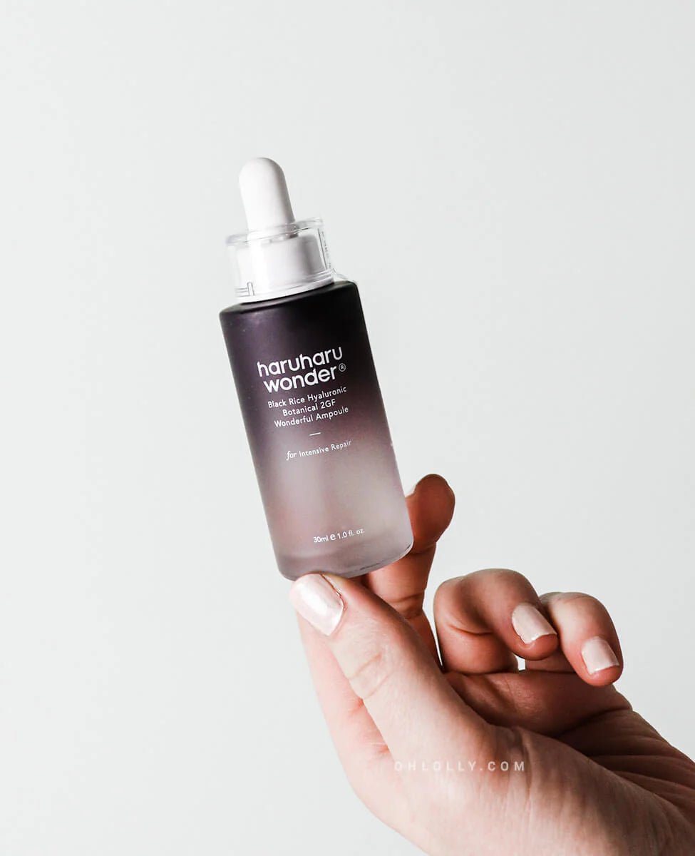 haruharu wonder - Black Rice Hyaluronic Botanical 2GF Wonderful Ampoule - ser anti-îmbătrânire, 30ml - e-Ko Skin ser de fata