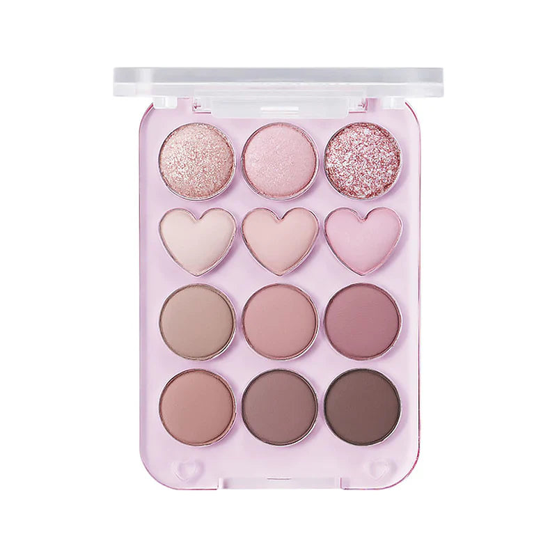 Pin Point Eyeshadow – paletă fard de ochi nude/pink 02