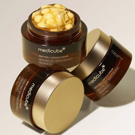 medicube - Deep Vita C Capsule Cream - capsule cu vitamina C, 55g - e-Ko Skin Cremă hidratantă