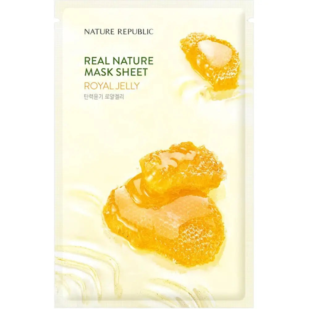Nature Republic Real Nature mască de față cu lăptișor de matcă, 23g