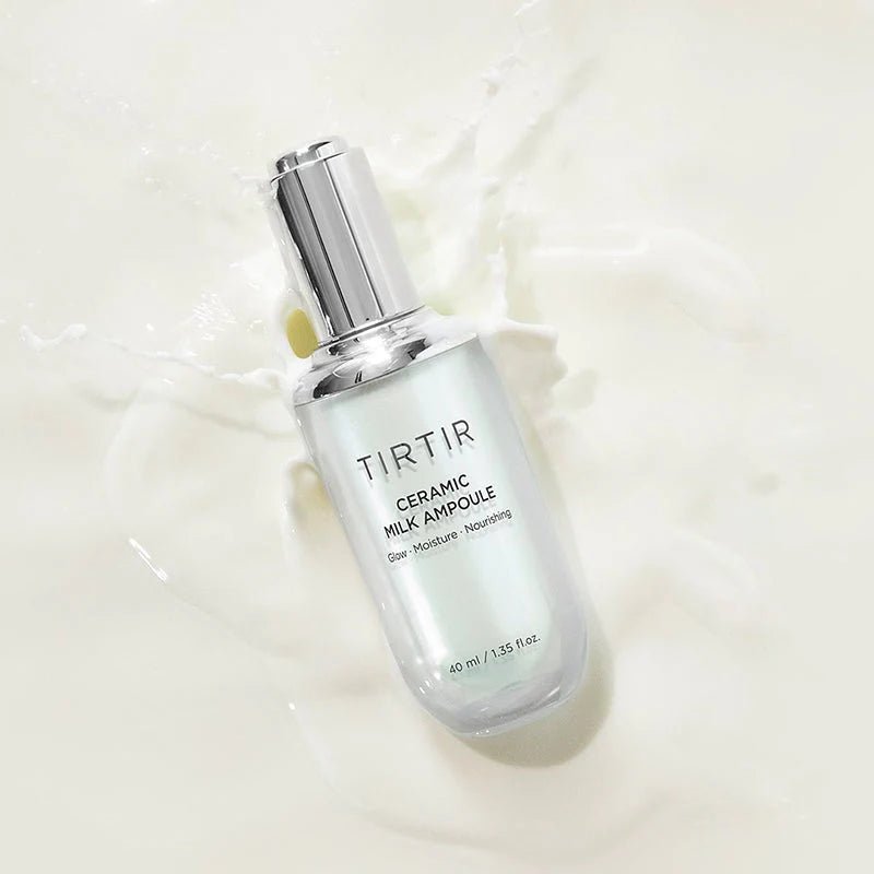 TIRTIR Ceramic Milk Ampoule - ser pe bază de complex vegan de lapte, 40 ml - e-Ko Skin ser de fata