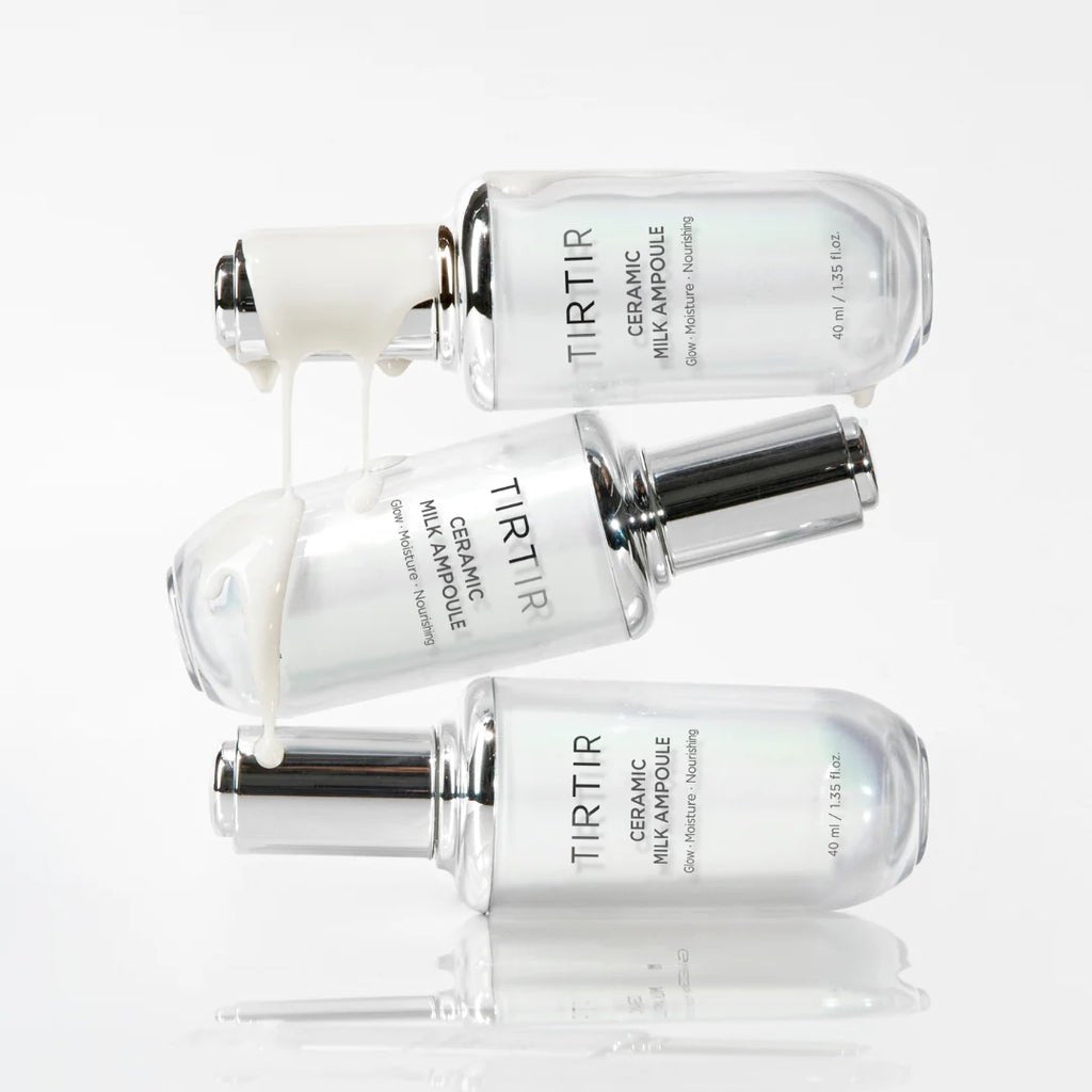 TIRTIR Ceramic Milk Ampoule - ser pe bază de complex vegan de lapte, 40 ml - e-Ko Skin ser de fata