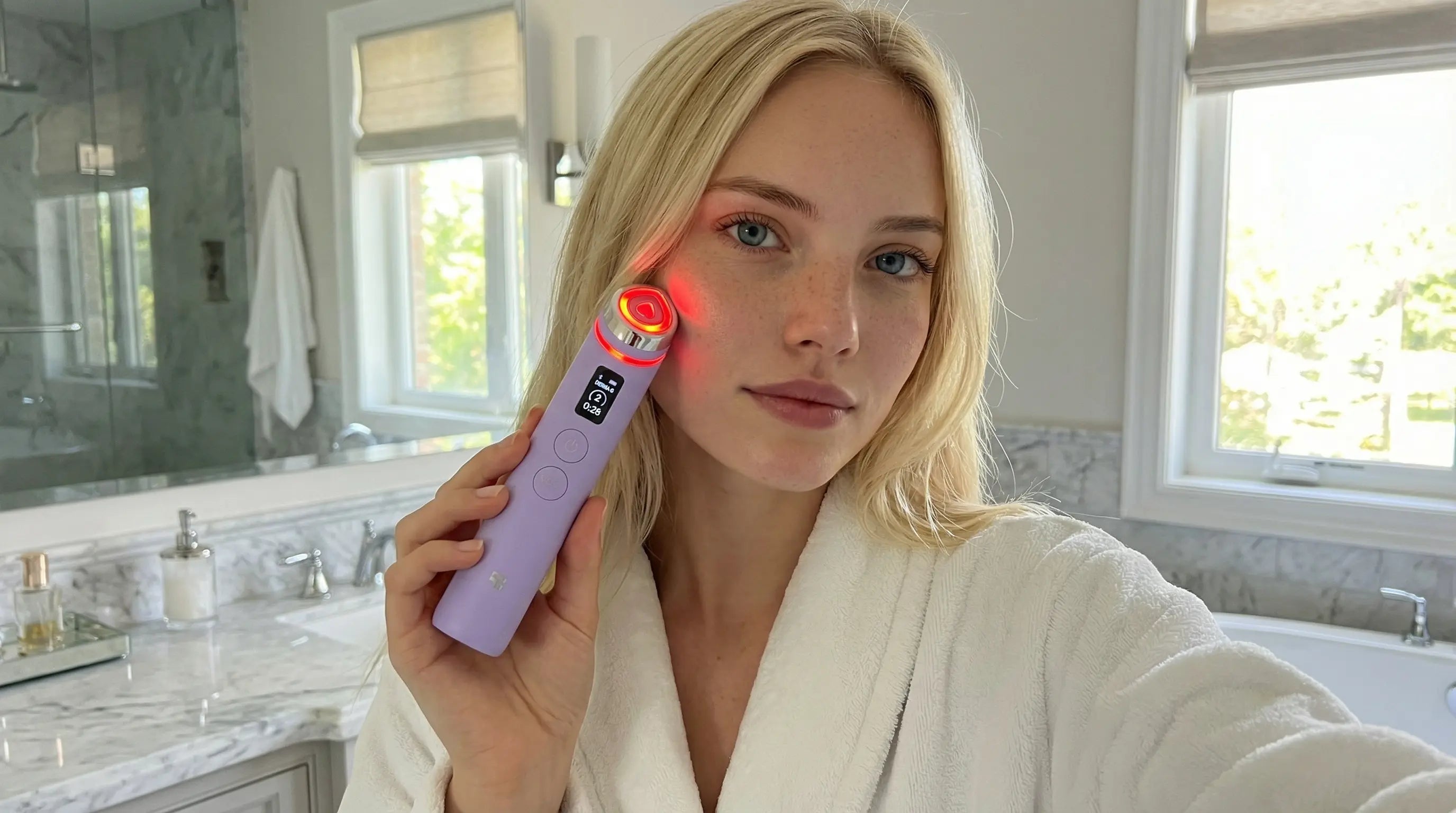 Lifting facial cu un singur dispozitiv