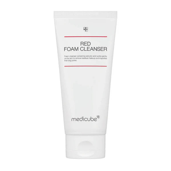 Gel de curățare purifiant cu acid salicilic pentru ten acneic – Medicube Red Foam Cleanser 120ml