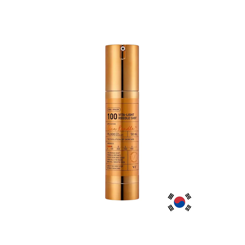 VT Cosmetics Vita-Light Reedle Shot 100 - ser iluminator cu vitamina C și micro-ace, 50 ml VT cosmetics