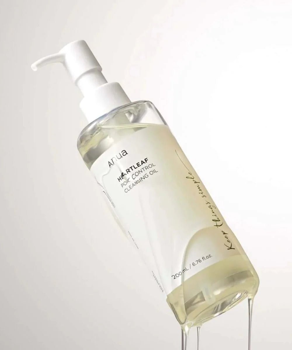 Anua Heartleaf Pore Control Cleansing Oil - ulei de curățare a feței, 200ml - e-Ko Skin ulei de curatare