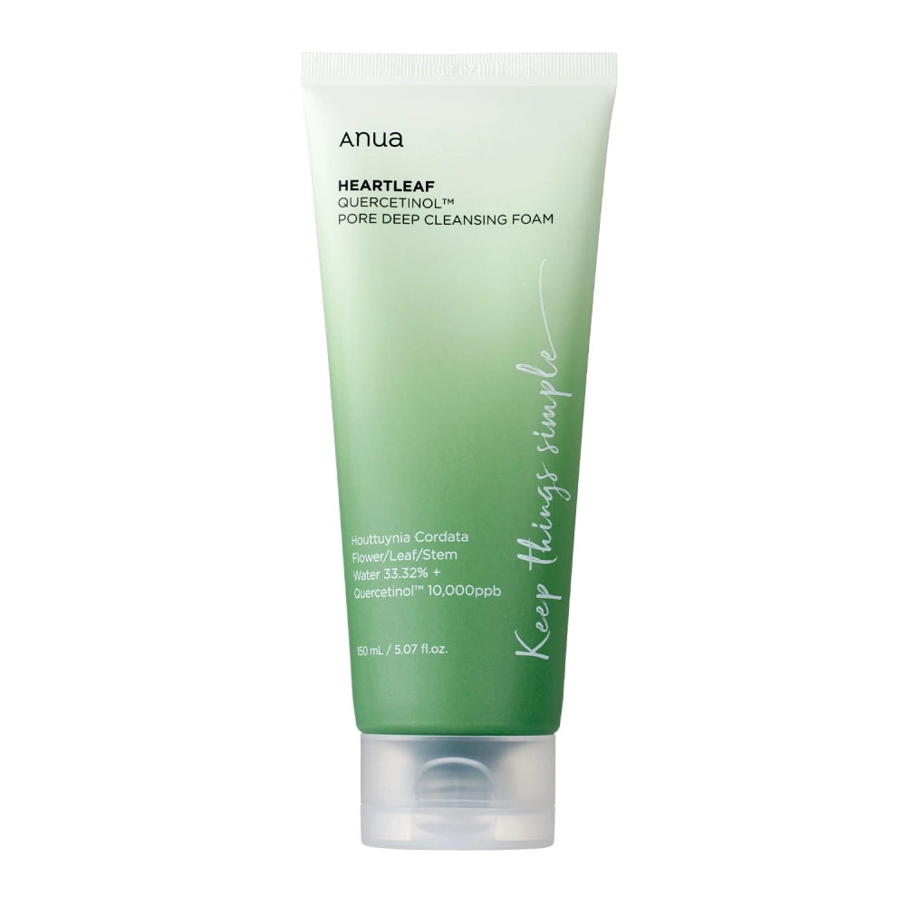 Anua - Heartleaf Quercetinol Pore Deep Cleansing Foam - Spumă de curățare profundă pentru pori - e-Ko Skin (Image 3)