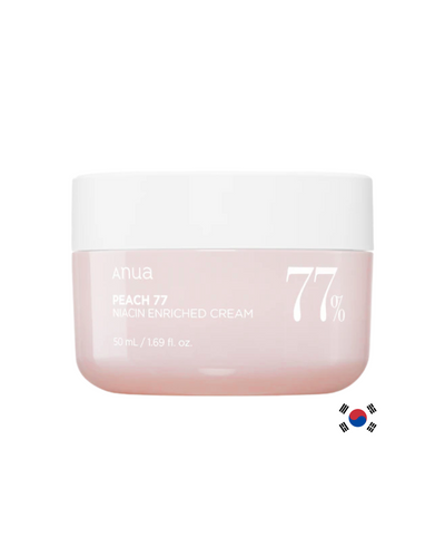 Anua – Peach 77 Niacin Enriched Cream -cremă cu extract de piersică, 30ml - e-Ko Skin Cremă hidratantă