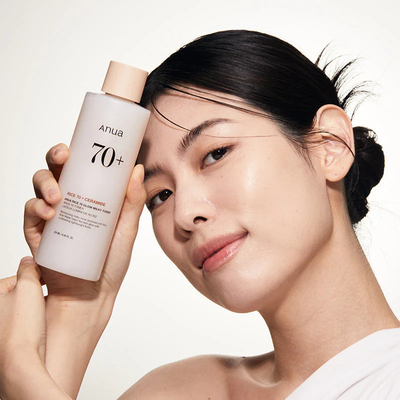Anua - Rice 70 Glow Milky Toner - Toner hidratant și iluminator cu 70% apă de tărâțe de orez - e-Ko Skin (Image 3)