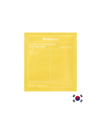 Biodance Radiant Vita Niacinamide Mask – mască gel cu niacinamidă și glutation
