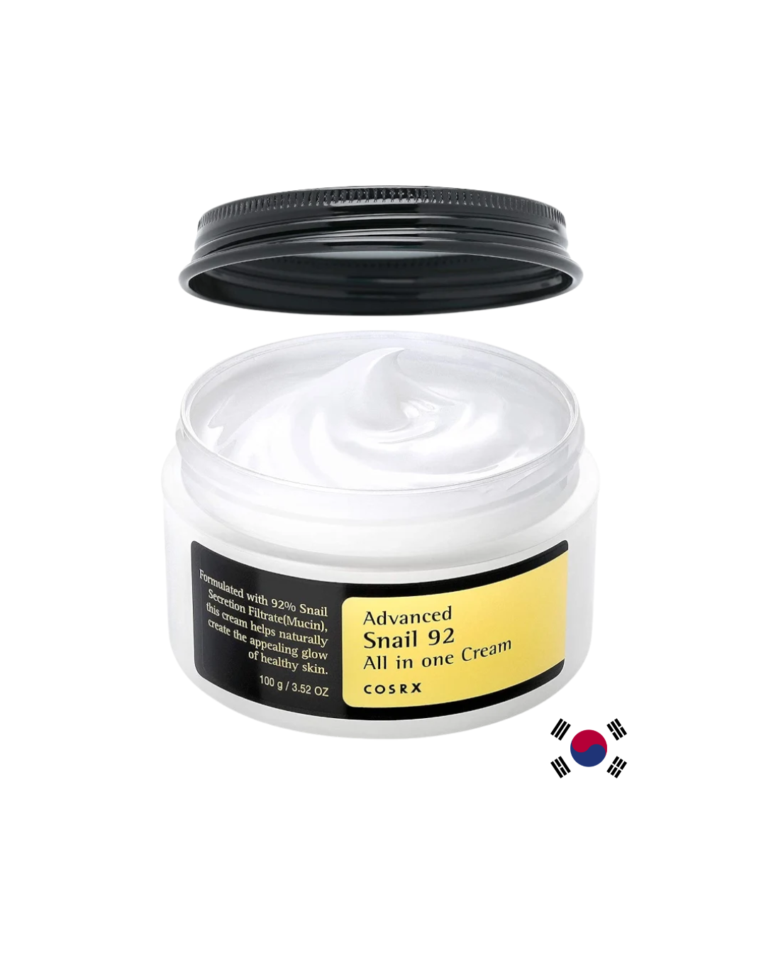 COSRX - Advanced Snail 92 All In One Cream - Cremă pentru ten sensibil cu mucină de melc - e-Ko Skin (Image 1)