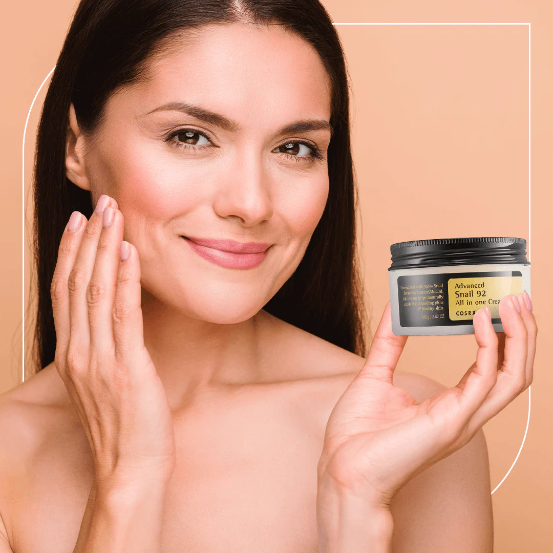 COSRX - Advanced Snail 92 All In One Cream - Cremă pentru ten sensibil cu mucină de melc - e-Ko Skin (Image 3)