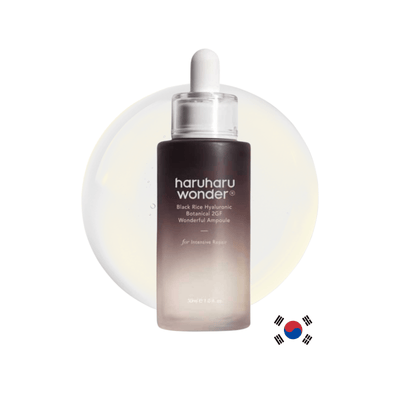haruharu wonder - Black Rice Hyaluronic Botanical 2GF Wonderful Ampoule - ser anti-îmbătrânire, 30ml - e-Ko Skin ser de fata