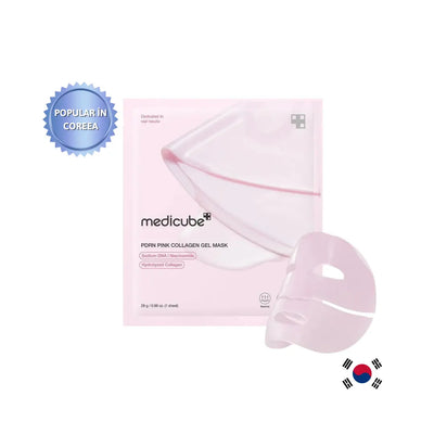PDRN pink collagen gel mask - Mască cu PDRN din colagen - Medicube, 4 buc.